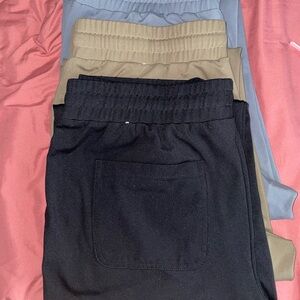 Mondetta-Set of 3 pants Black, green, and light blue